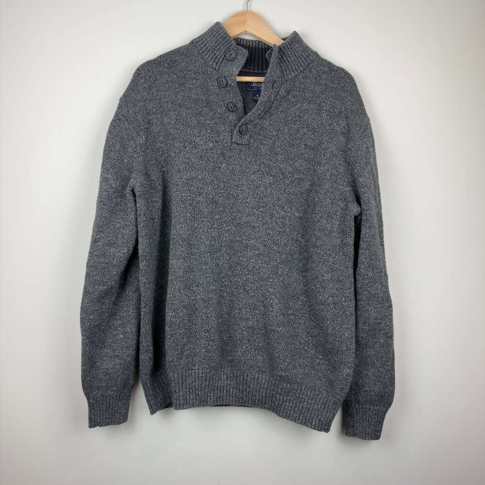 G.H. Bass & Co Men's Button-Front Pullover Sweater Size XL